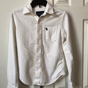 WHITE collared shirt